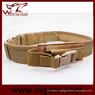 Military Tactical Duty Belt 045 Nylon Belt with Pouch for Wholesale